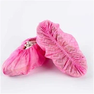 Engångs non-woven tyg full rib skoskydd
